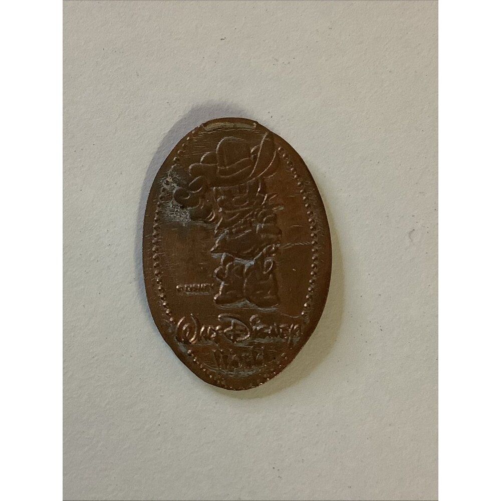 Retired Cowboy Mickie Mouse Disneyland Penny Elongated Pressed Disney